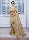 Krystila Silk Handloom Weaving Stylish Look Designer Party Wear Sarees Collection 115001-115006